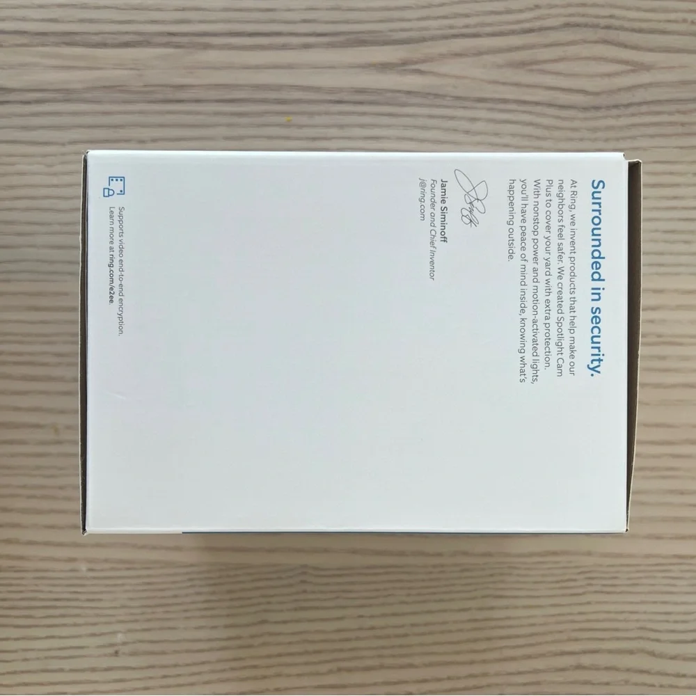 Ring Spotlight Cam Plus, Plug-In - Open Box, Unused